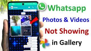 whatsapp photos not showing in gallery | whatsapp photo video not save in gallery