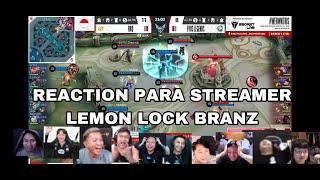 REACTION STREAMER TERIZLA LEMON LOCK BRANZ | RRQ VS EVOS MATCH 3