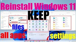 How To Reinstall Windows 11 Without Losing Data