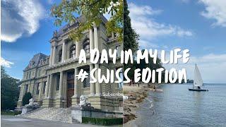 A chill day in SWITZERLAND| Shopping in Lausanne & exploring Parks