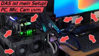 DAS ist MEIN SETUP! Gaming PC, Grafikkarte, Kopfhörer, Mikrofon, Kamera usw! Studio Tour 2022