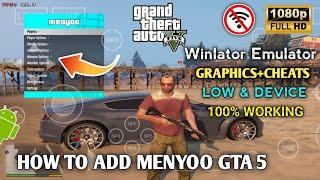 How To Add GTA 5 Mod Menyoo (Graphics Mod + Cheats) in Winlator Emulator Android - Complete Setup