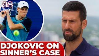 DJOKOVIC shares unfiltered thoughts on SINNER's DOPING CASE