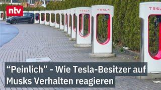 Wie Tesla-Besitzer auf Musks Verhalten reagieren - "Mittlerweile nur noch peinlich"  | ntv