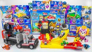 Paw Patrol toys unboxing ASMR | PAW Patrol Mighty Meteor Track Set | PAW Patrol AL Deluxe Big Truck