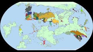 Entire World Map of Game of Thrones