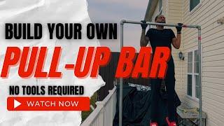 Building An Outdoor Pull-up Bar | DIY Pull-up Bar (Less Than 15 Minutes!) | Na’Jee Umbra