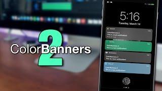 iOS 10 Tweaks: ColorBanners 2 (iOS 10) Colorize All Your Notifications