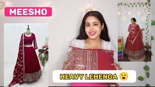 Beautiful lehenga from meesho  || meesho lehenga  #anutechnology #meeshohaul