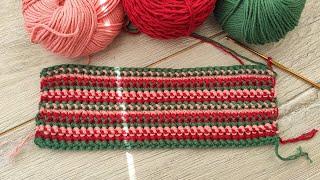 Великолепный узор крючком для ковриков и пледов  How to crochet a carpet