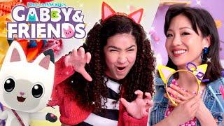 Making Wild Cat Headbands with Gabby & Constance Wu! | GABBY & FRIENDS