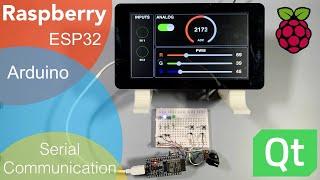 Raspberry Qt Advanced Serial Communication (ESP32 - Arduino)