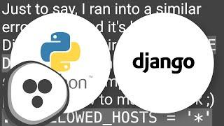 What could cause a Django error when debug=False that isn't there when debug=True