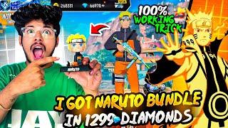 Free Fire Using All My Diamonds To Get New Naruto Bundle In Garena Free Fire