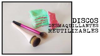 Discos desmaquillantes reutilizables. DIY