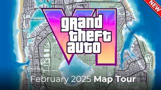 A Detailed Look At The State Map of GTA 6! (February 2025 Map Preview)