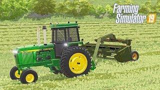 MOWING HAY BEFORE IT RAINS - LONE OAK SEASONS FS19 (ROLEPLAY)