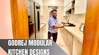 Godrej Modular Kitchen Design with Price I Modular kitchen side new design | godrej kitchen