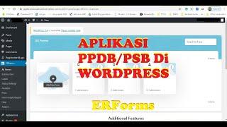 Cara Membuat Aplikasi PPDB / PMB / Form Registrasi di Wordpress Menggunakan ERForms.