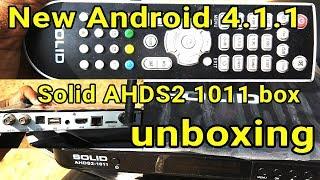 SOLID AHDS2 1011 Android 4.4.1 Versions MPEG4 Unboxing