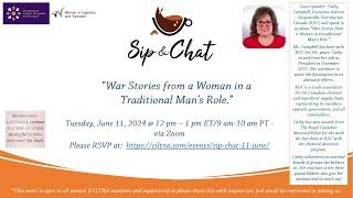 WiLAT NA - Sip & Chat with Cathy Campbell, Executive Advisor – Responsible Distribution Canada (RDC)