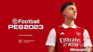 PES 2021 Menu Arsenal 2022/2023 by PESNewupdate