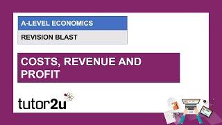A-Level Economics Revision Blast | Costs, Revenue & Profit | 20 Apr 2021