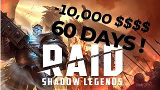 PROGRESS OF WHALE !!!  INSANE ACCOUNT FOR MILLIONS !?! Raid Shadow Legends