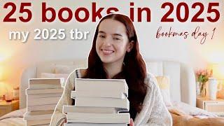 25 books I want to read in 2025 | bookmas day 1