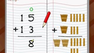 Maths -  Adding two digit numbers - English