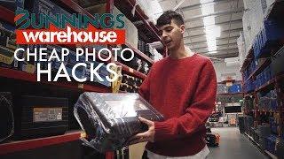 7 Cheap Hardware Store Photography Items! (BUNNINGS WAREHOUSE Photo Hacks)