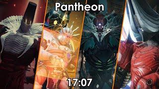We cleared pantheon in 17 minutes