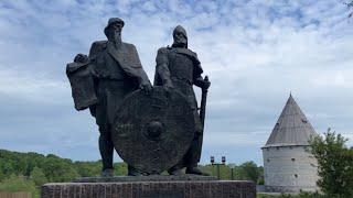 The Oldest Street of Russia. Varyazhskaya (Varangian’s) St. in Staraya Ladoga.