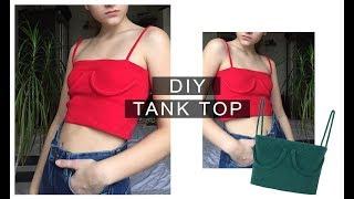 DIY Tank Top | Как сшить топ с косточками