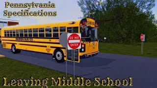 Roblox | Pennsylvania Spec School Buses Leaving MS Loop