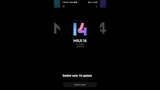 redmi note 10 update miui 14 global update