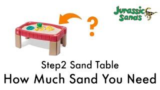 How Much Sand The Step2 Sand Table Needs