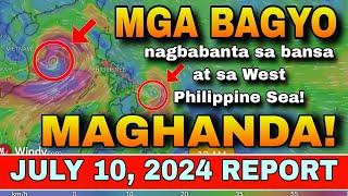 2 BAGYO, MAGSASABAY NA MABUBUO! ️ | WEATHER UPDATE TODAY LIVE | ULAT PANAHON TODAY | BAGYO OUTLOOK