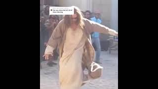 Jesus dancing behind the scenes | #jesusdancing #tiktok #dancingjesus #dancingjesusmeme