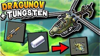 The DRAGUNOV SNIPER RIFLE (tungsten + helicopter building...) - Last Day on Earth Survival Season 8