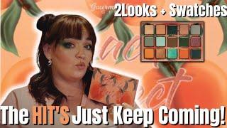 Gourmande Girls Peach Perfect Indepth Review | 2 Looks + Swatches | #Indiemakeup