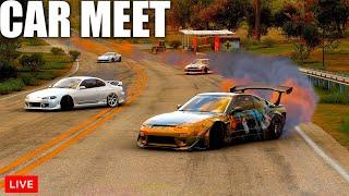 Live - Forza Horizon 5 Car Meet / My Insane New DRIFT Cars #forza