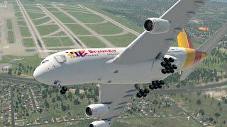 A380 Narrowly Avoids Mid-Air Collision During Take Off | XP11