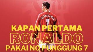 Kapan pertama kali Ronaldo pakai nomor punggung 7? #cristianoronaldo #ronaldo #cr7