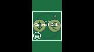 How to Convert Data in Excel