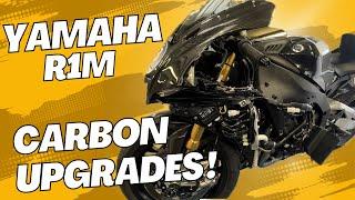 YAMAHA R1M 2024 CARBON FIBRE UPGRADES STEP BY STEP HOW TO FIT FRAME PROTECTORS