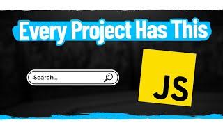 How To Create A Search Bar In JavaScript