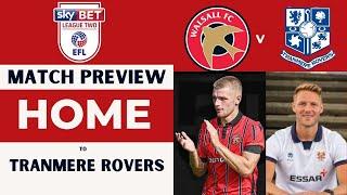 Walsall v Tranmere Match Preview