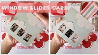 DIY | Window Slider Card Tutorial | Explosion Box Idea