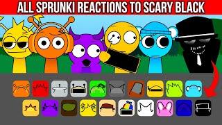 All Reactions in Incredibox Sprunki Retake But All Sprunki is So Scary For a Black